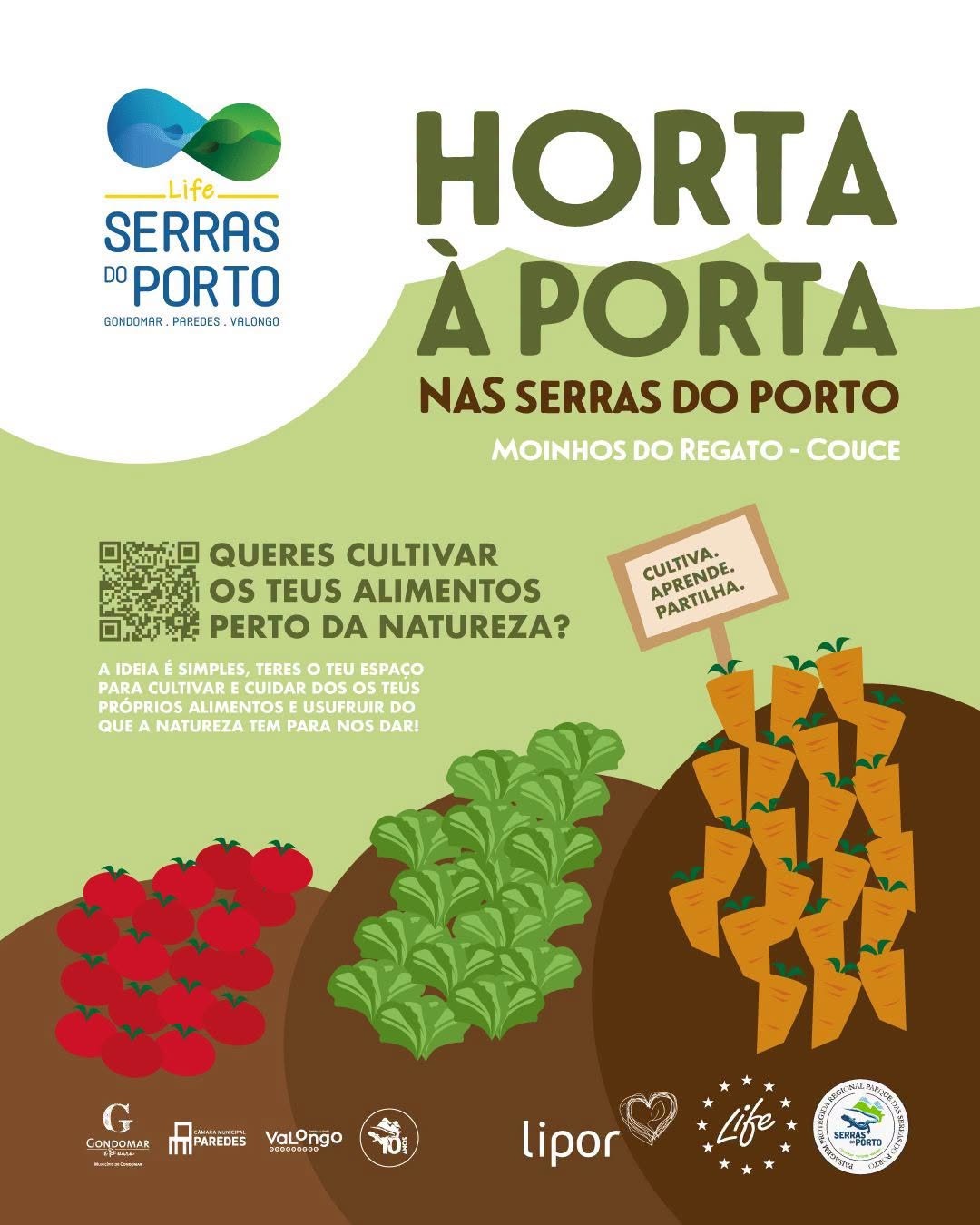 Cartaz da Horta à Porta nas Serras do Porto, Moinhos do Regato, Couce