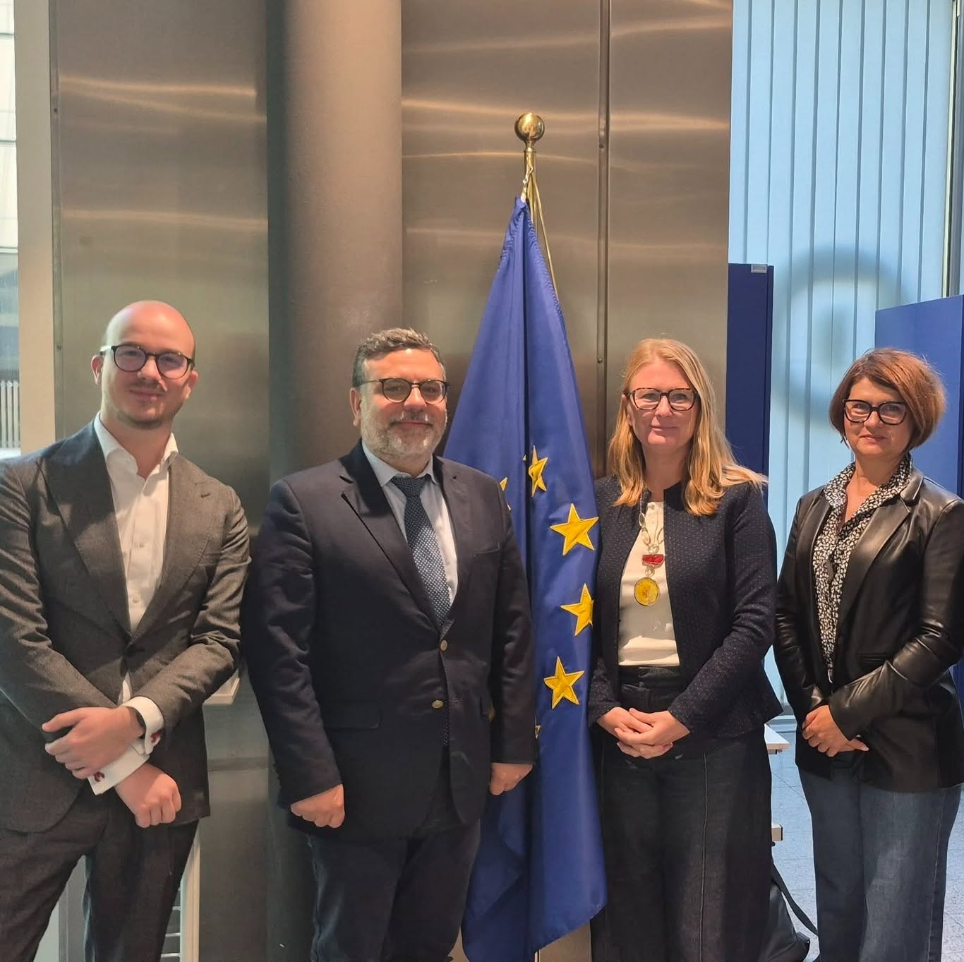 Delegação de Valongo em Bruxelas com o Coordenador da UE para a Juventude